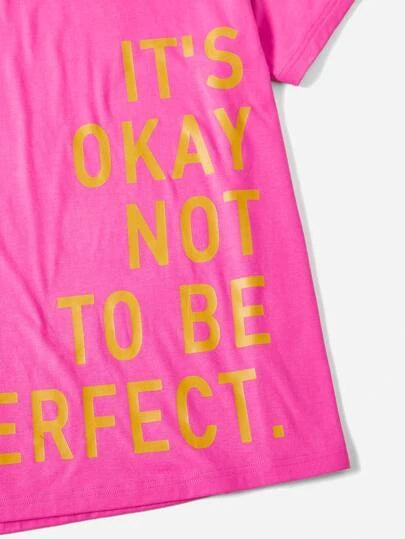 ITS OK TO NOT BE PERFECT